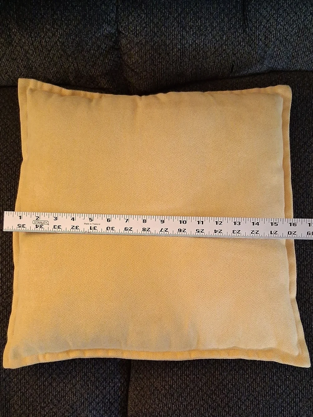 Throw Pillow Pair Sofa, Chair, Bed Pillows In Gold Mustard Yellow Color Set Of 2